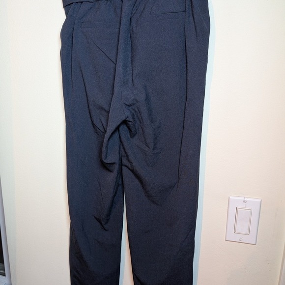 LOFT Navy Tie-Waist Pants - Picture 8 of 9
